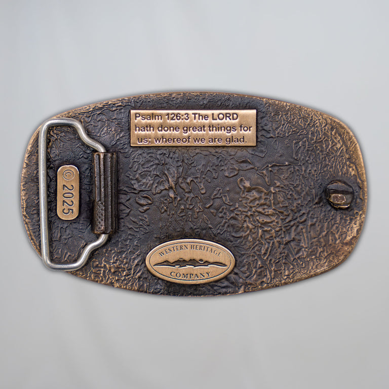 Walker 4" Belt Buckle